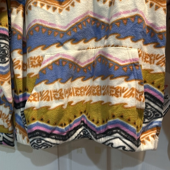 NWT! Billabong A/DIV Go Outdoors Fleece Half Snap Pullover Hoodie Jacket XL - Picture 6 of 8